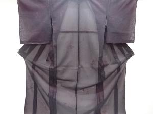 未使用品　紗葉模様織り出し着物